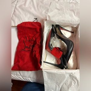 Black Optisexy 100 Calf Zarli/PCV Christian Louboutin Heels